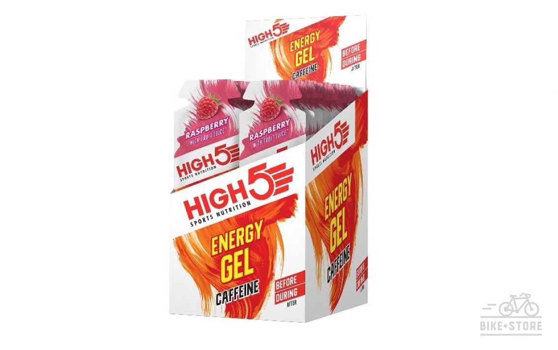 Гель High5 Energy Caffeine Gel Raspberry