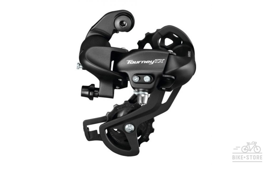 Переключатель задний Shimano RD-TX800 TOURNEY TX, 7/8-скоростей, черный